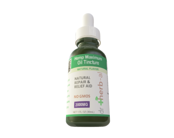 HEMP RESCUE OIL TINCTURE – HIGH POTENCY – 2000MG HEMP – 1OZ