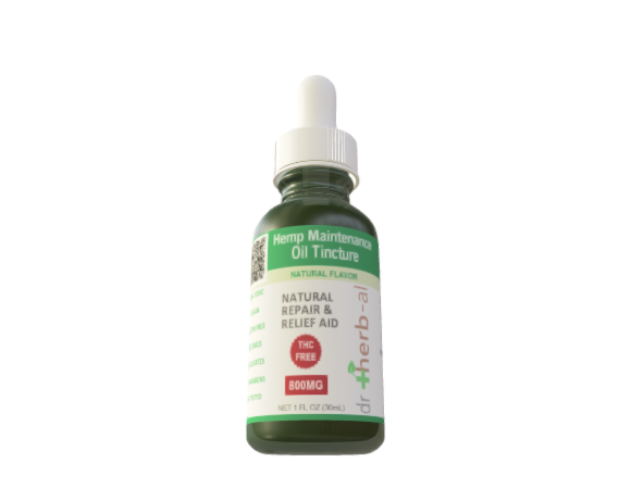 Hemp Rescue Oil Tincture – THC FREE – 800mg – 1oz