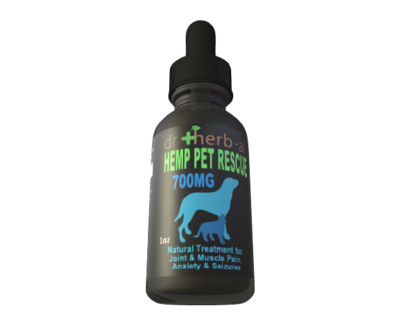 HEMP PET-RESCUE OIL TINCTURE – 700MG HEMP – 1OZ