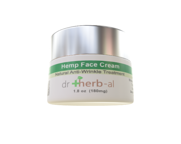 HEMP FACE CREAM – 180MG HEMP – 1.8OZ