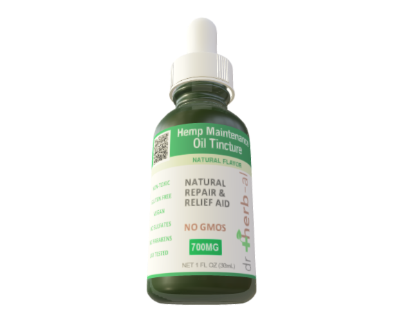 HEMP MAINTENANCE OIL TINCTURE – 700MG HEMP – 1OZ