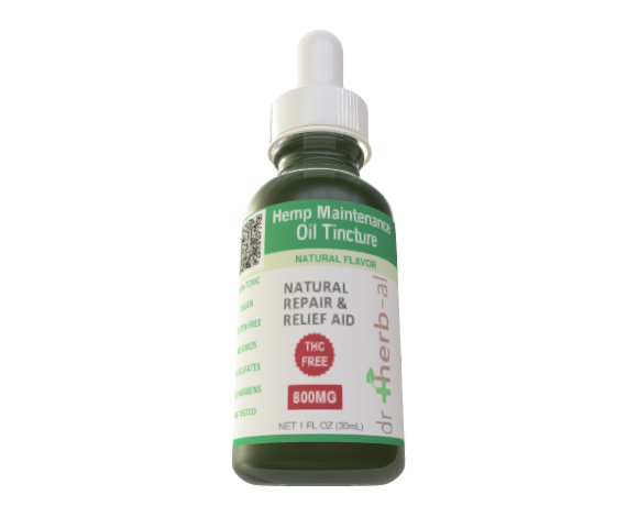 HEMP RESCUE OIL TINCTURE – THC FREE – 800MG – 1OZ