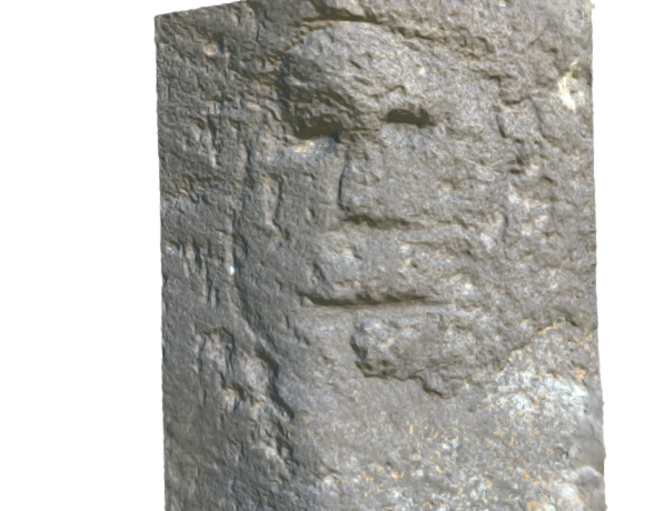 Claude MOUNE - 17 janvier 2022 - VISAGE ANTHROPOMORPHE