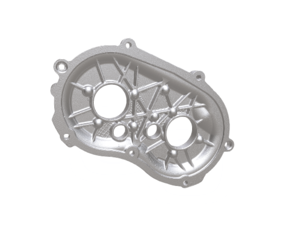 A 3D model of an engine lid