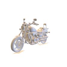A 3D model of a motorbike Honda Magna VF750