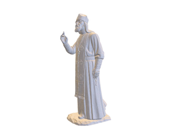 A 3D scan of an Orthodox priest
