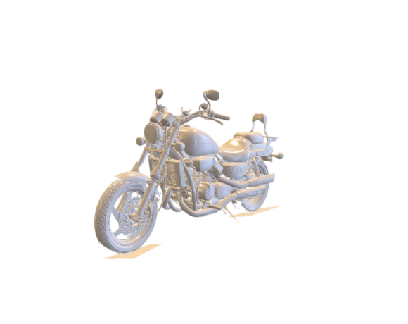 A 3D model of a motorbike Honda Magna VF750
