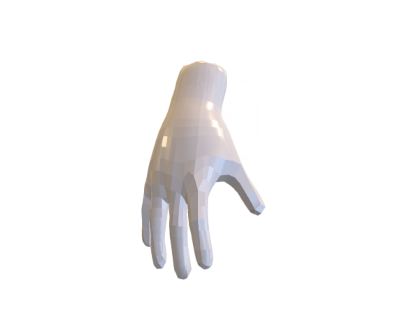 hand lowpoly